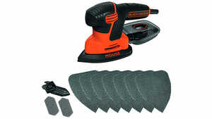 Ponceuse multifonctions filaire Black + Decker KA2500AT-QS 10 accessoires